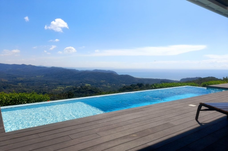 lap pool of Casa Ying Yang high-end home for sale samara costa rica