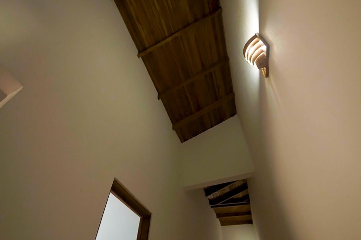 wooden ceiling of Finca Las Nubes home and land for sale samara guanacaste costa rica