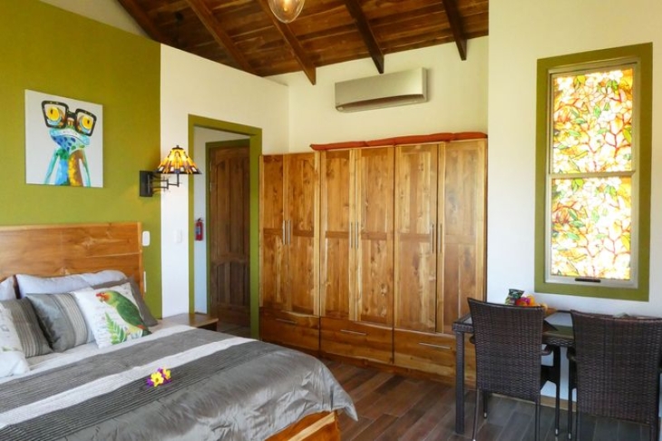 nice bedroom in guest house of Moutain Lodge vista Mar hotel for sale samara costa rica