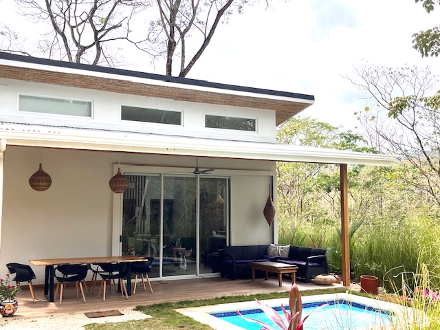 front view from Casa Dragonfly home for sale samara costa rica
