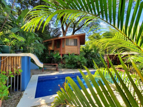 Other pool view at Wild Life Lodge, rental income property, Hotels and businesses for Sale at Samara Beach, Costa Rica