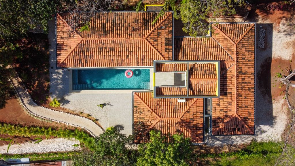 drone view of Casa Ananda home for sale Carillo Beach samara costa rica