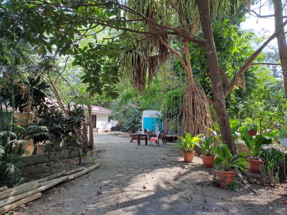 Entrance of Casa de la Playa, home for sale at Samara Beach, Guanacaste, Costa Rica