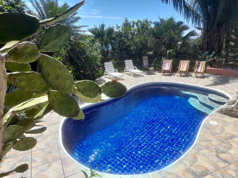 pool area of Villa Amanecer, house for sale at Carrillo Beach, Guanacaste, Costa Rica