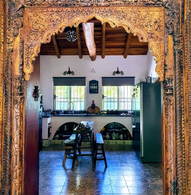 beautiful moroccan style arch in Villa Medina, house for sale at Samara Beach, Guanacaste, Costa Rica