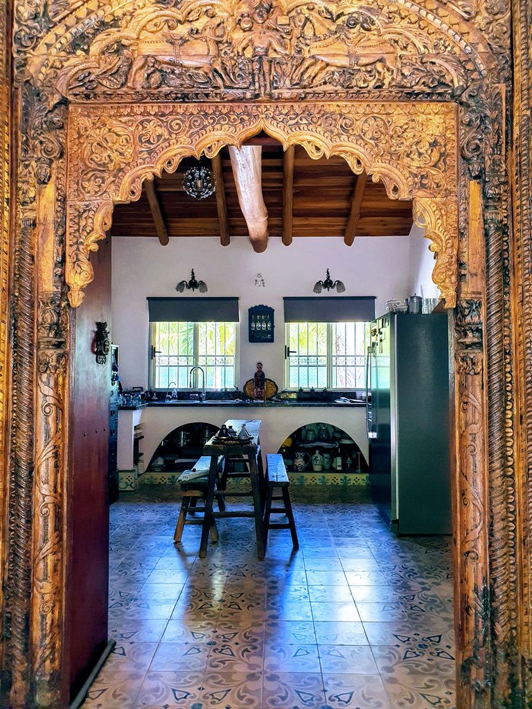 beautiful moroccan style arch in Villa Medina, house for sale at Samara Beach, Guanacaste, Costa Rica