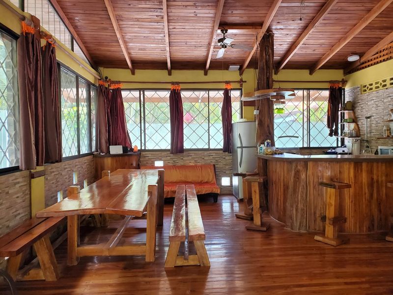 Bar area of Casa Sol, house for sale at Samara, Guanacaste, Costa Rica