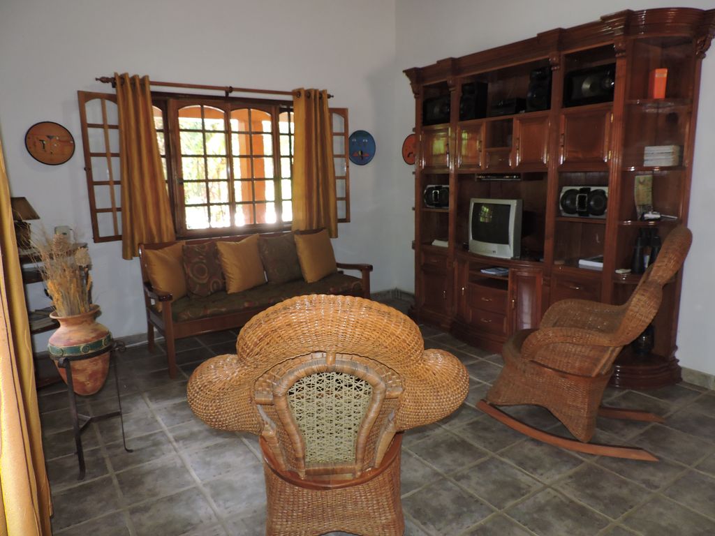 Rocking chair at Casa Colibri, home for sale at Samara Beach, Guanacaste, Costa Rica