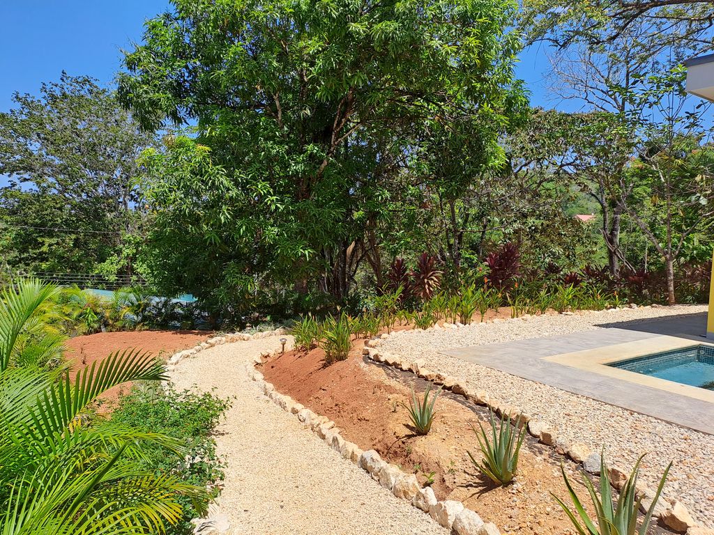 garden of Casa Ananda home for sale Carillo Beach samara costa rica