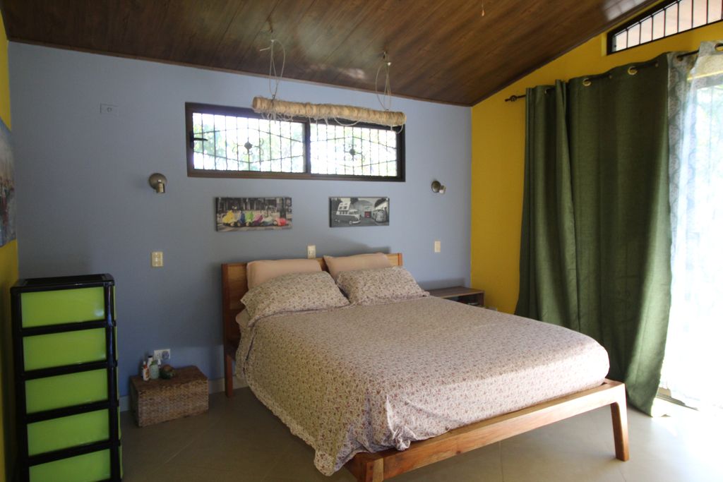 master bedroom of Casa Nela, hotel and rental income property for sale at Samara Beach, Guanacaste, Costa Rica