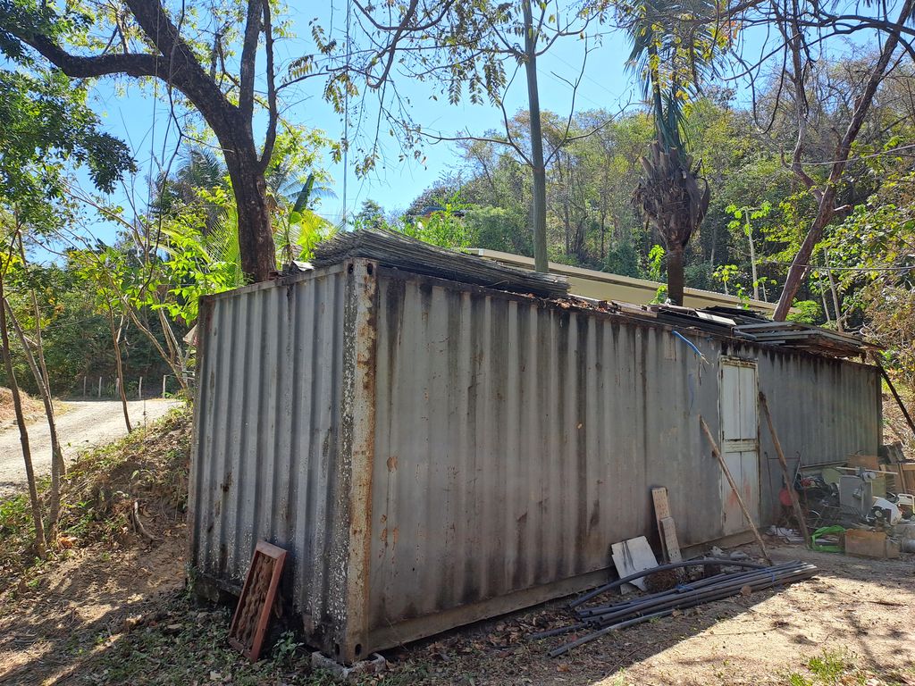 Container storage from Casa Gigante, home for sale at Samara Beach, Guanacaste, Costa Rica