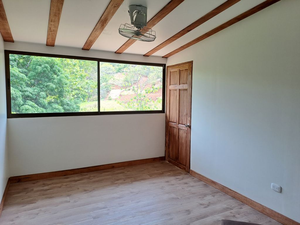 First room empty of Casa Verde house for sale at Samara, Guanacaste, Costa Rica