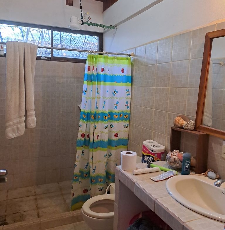 Bathroom 1 of Casa de la Playa, home for sale at Samara Beach, Guanacaste, Costa Rica