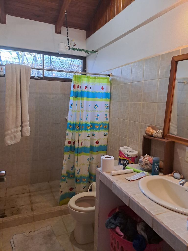 Bathroom 1 of Casa de la Playa, home for sale at Samara Beach, Guanacaste, Costa Rica
