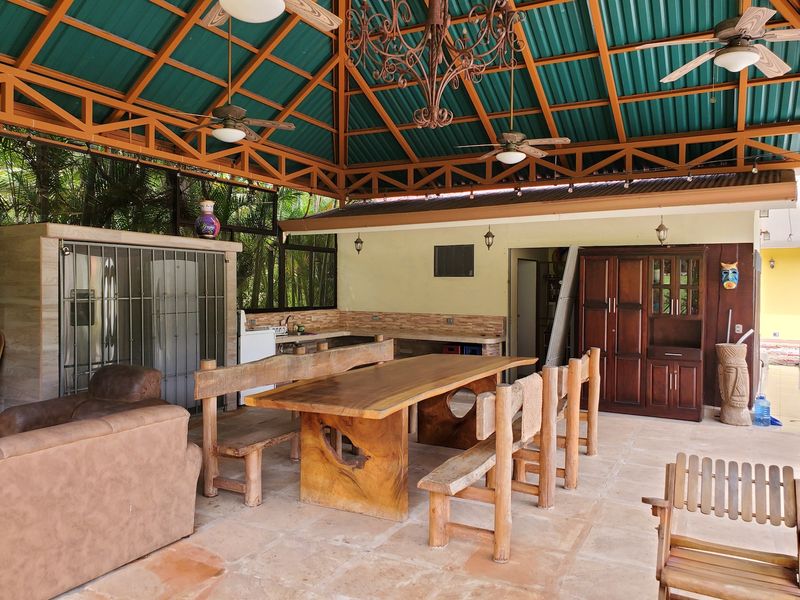 Large rancho for dinner of Casa Luz, house for sale at Carrillo Beach, Guanacaste, Costa Rica