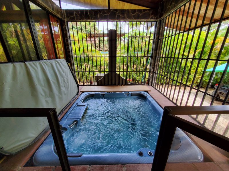 Other jacuzzi view of Casa Sol, house for sale at Samara, Guanacaste, Costa Rica