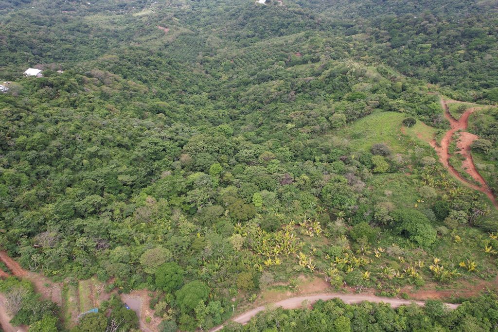 Amazing drone view from lots Paraiso, land for sale at Boca del Toro, Carrillo Beach, Guanacaste, Costa Rica