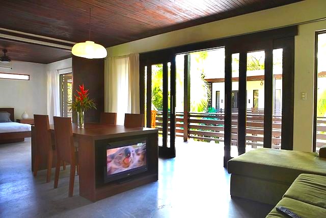 Fully equiped apartment at The Urban Sanctuary Lodge hotel and rental income property, for sale at Samara Beach, Guanacaste, Costa Rica