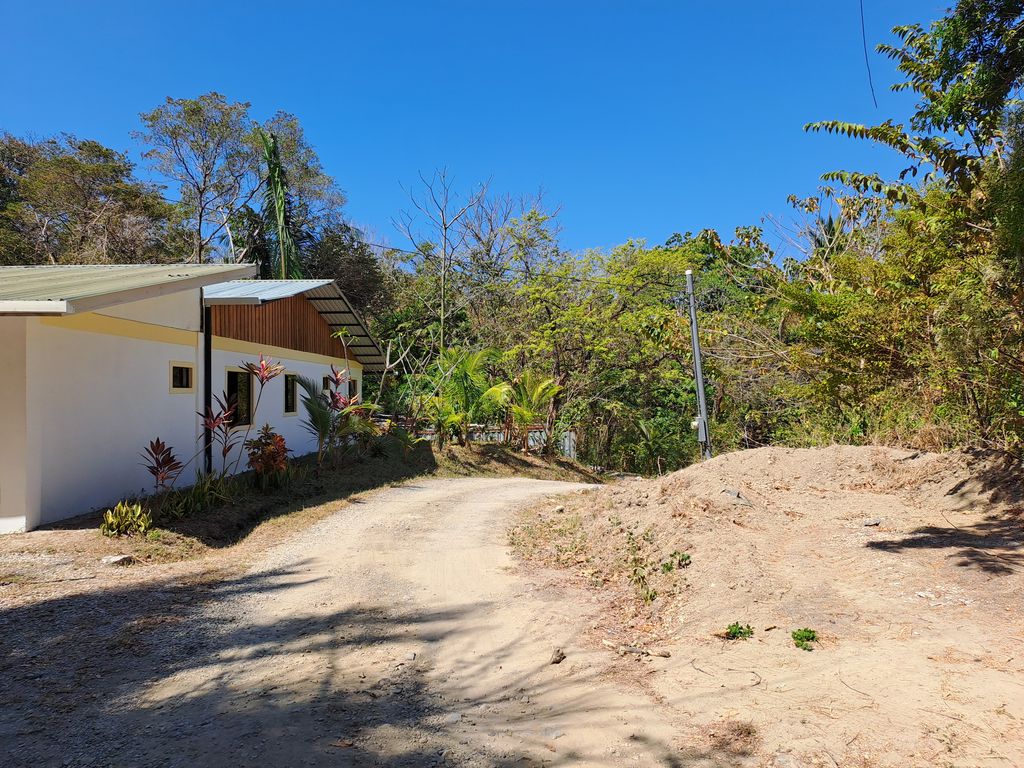 Street view from Casa Gigante, home for sale at Samara Beach, Guanacaste, Costa Rica