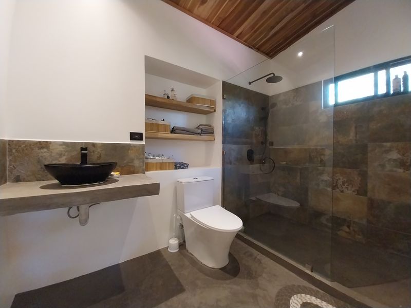 modern bathroom at Casa Isa home for sale samara guanacaste costa rica