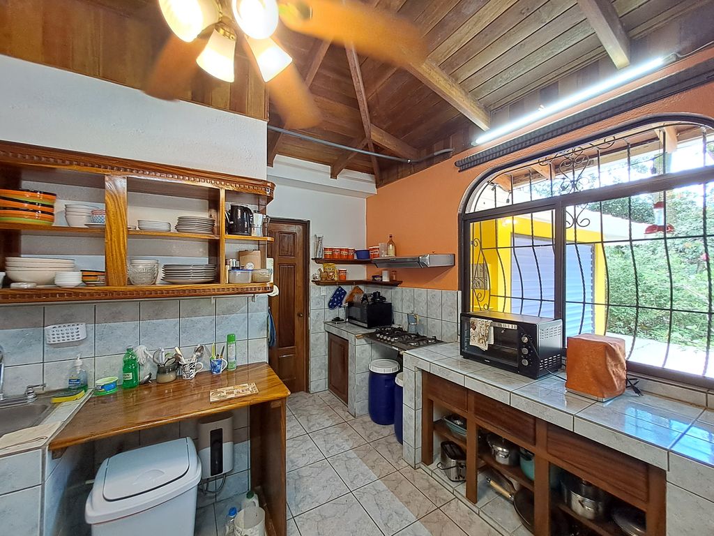 Kitchen's furnitures of Casa Las Maracas, home for sale at Esterones close to Samara Beach, Guanacaste, Costa Rica