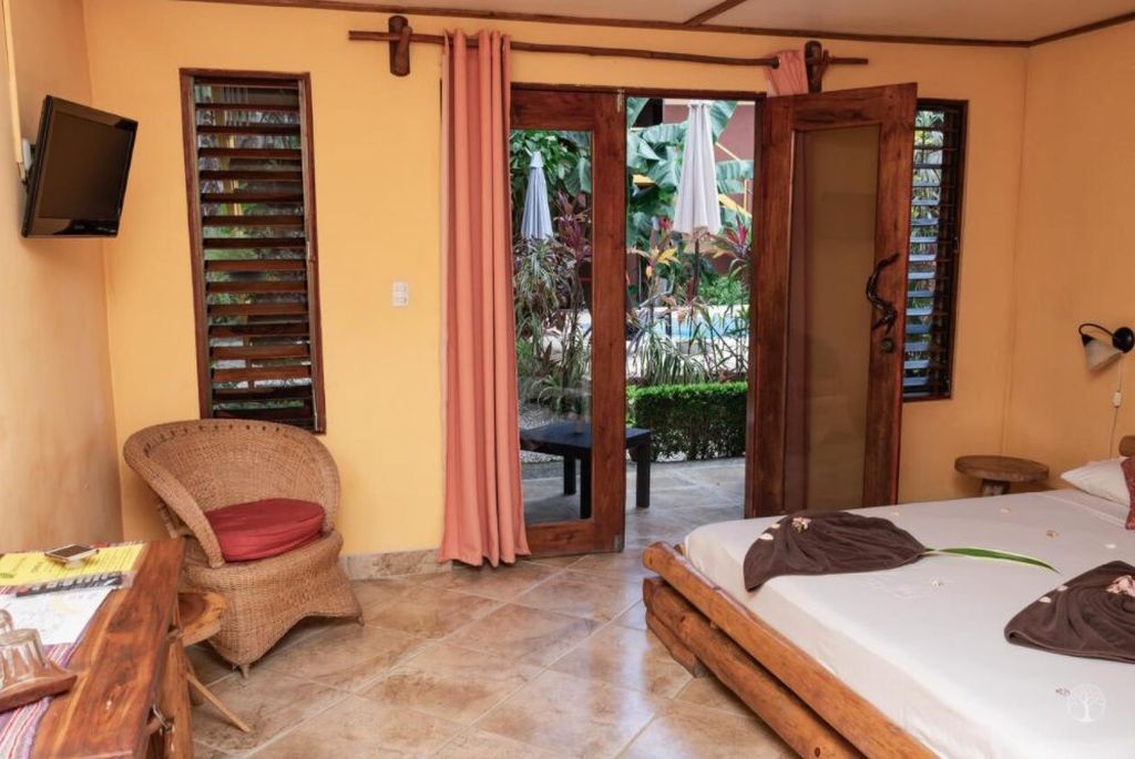 Large king size room at Hotel Las Palmas, business for sale at Samara Beach, Costa Rica