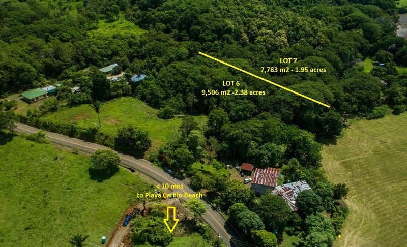 Drone View of Lots Bosques Alta, land for sale at Estrada Carillo, Guanacaste, Costa Rica