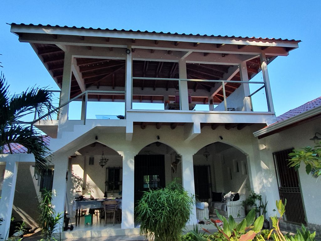 Maroccan style architecture of Villa Medina, house for sale at Samara Beach, Guanacaste, Costa Rica