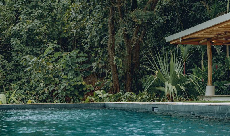 Pool view of Casamigos, luxury home for sale Punta Islita Samara Costa Rica