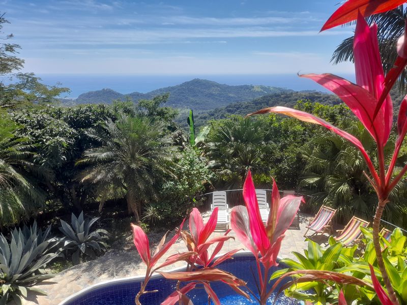 Amazing Ocean view from Villa Amanecer for sale Carillo Beach Costa Rica