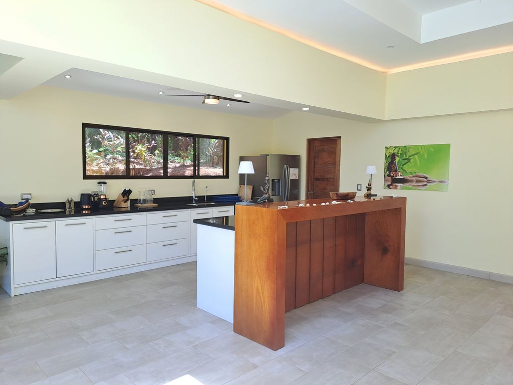 full equipped kitchen of Casa Ananda home for sale Carillo Beach samara costa rica