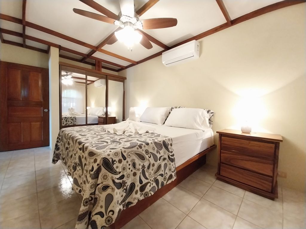 master bedroom of Casa Bella Montaña home for sale Samara Beach Guanacaste Costa Rica