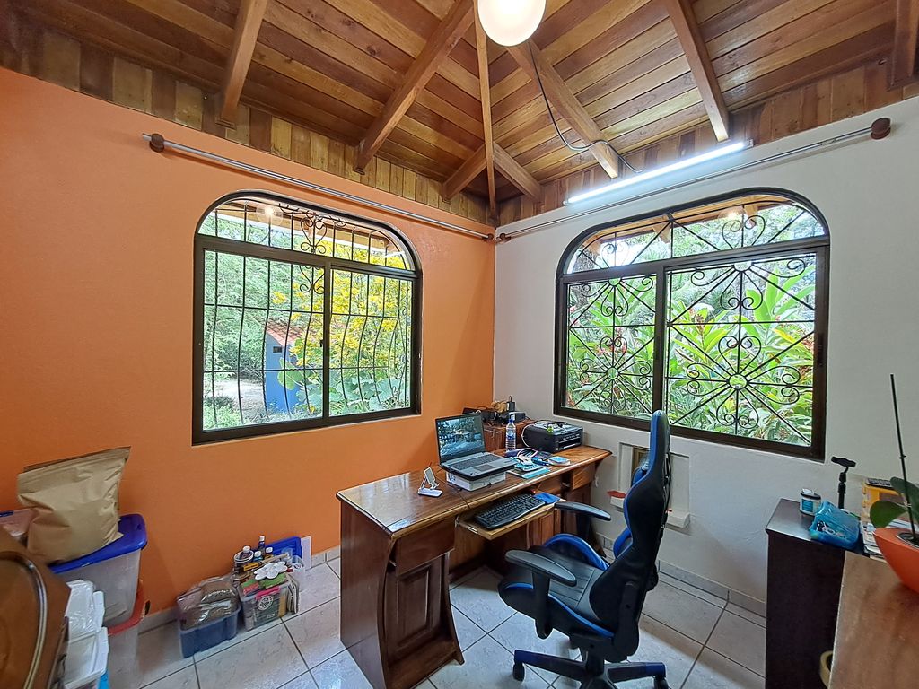 Office deck of Casa Las Maracas, home for sale at Esterones close to Samara Beach, Guanacaste, Costa Rica