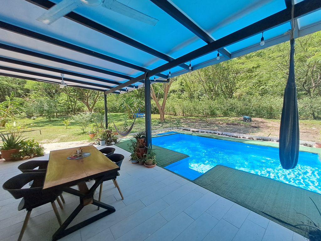 Pool of Casa Jungla Tranquila, home for sale at Samara Beach, Guanacaste, Costa Rica