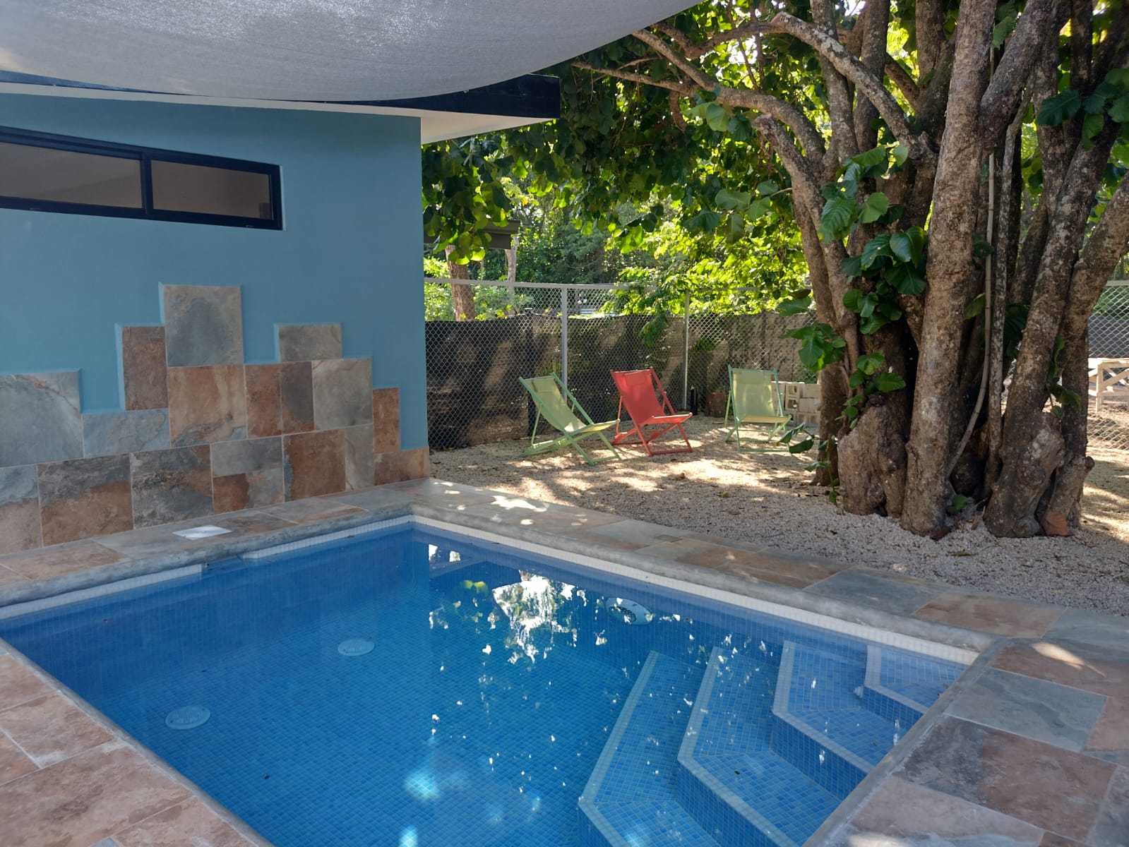 pool area of Casa espinoza home for sale samara costa rica
