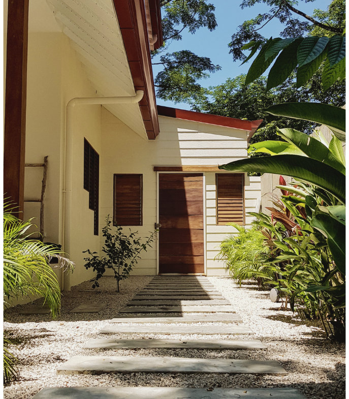 steps leading to the house at Casa Gala, house for sale at Samara Beach, Guanacaste, Costa Rica
