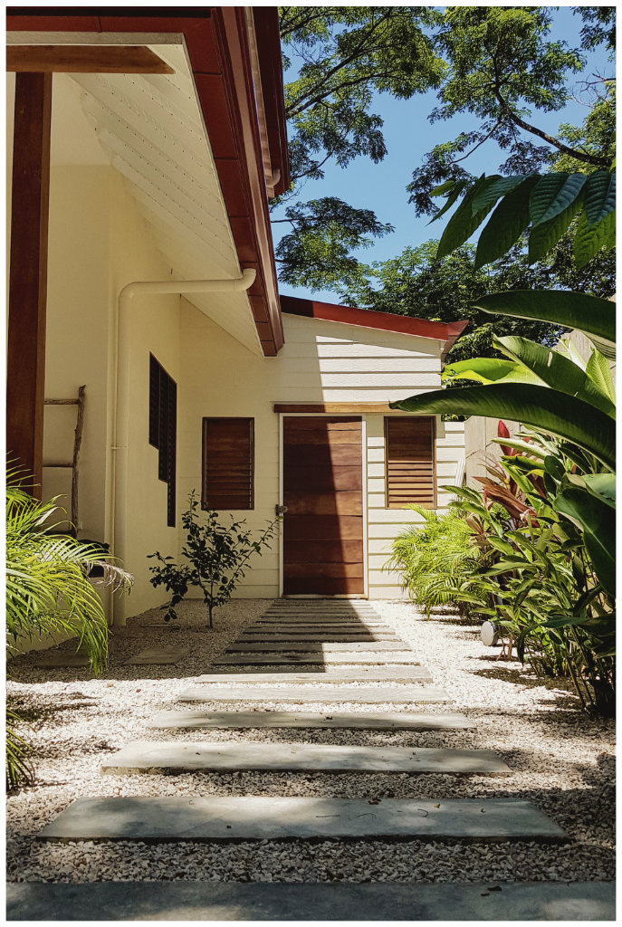steps leading to the house at Casa Gala, house for sale at Samara Beach, Guanacaste, Costa Rica