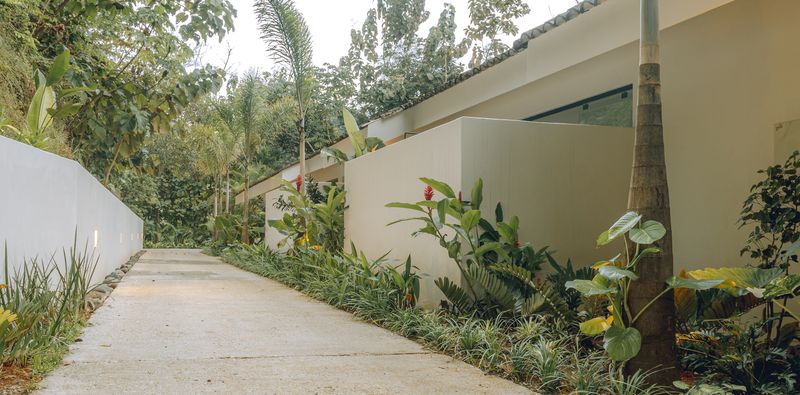 Main access of Casamigos, luxury home for sale Punta Islita Samara Costa Rica