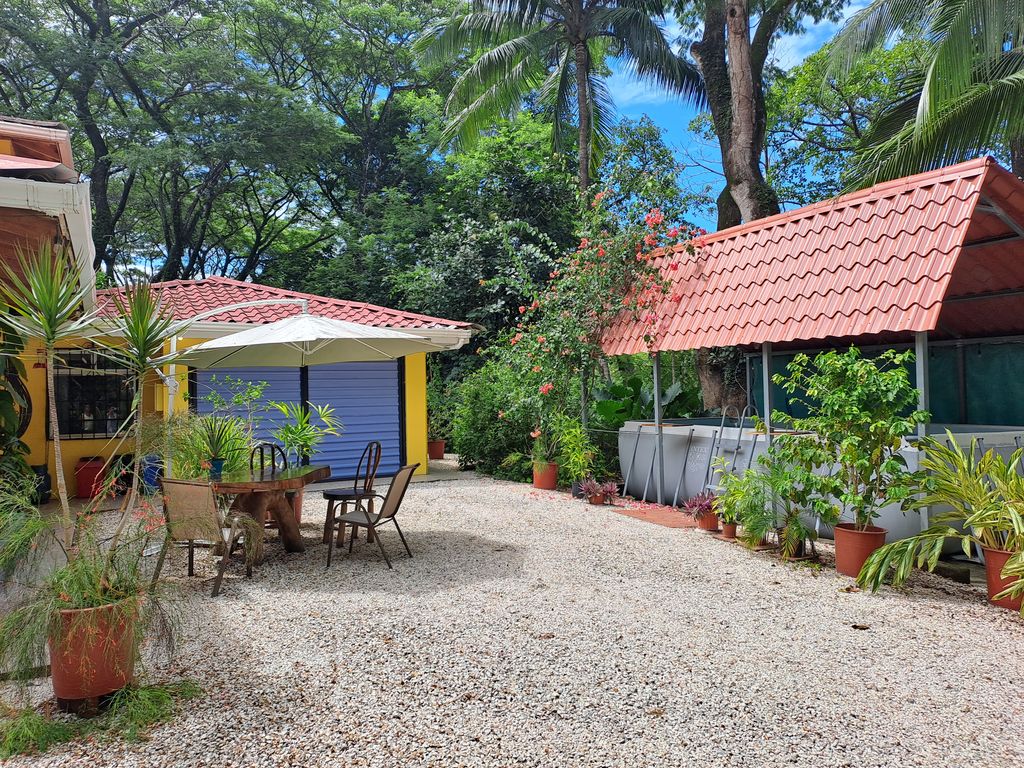 Covered pool of Casa Las Maracas, home for sale at Esterones close to Samara Beach, Guanacaste, Costa Rica