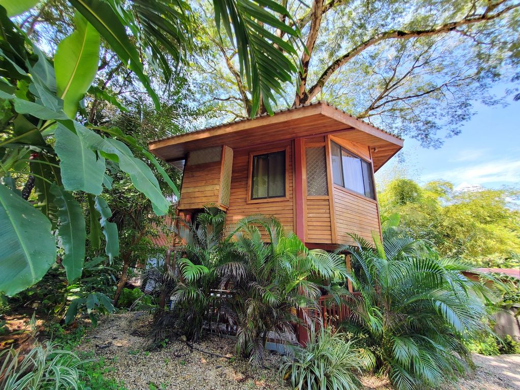 Wooden bungalow at Wild Life Lodge, rental income property, Hotels and businesses for Sale at Samara Beach, Costa Rica