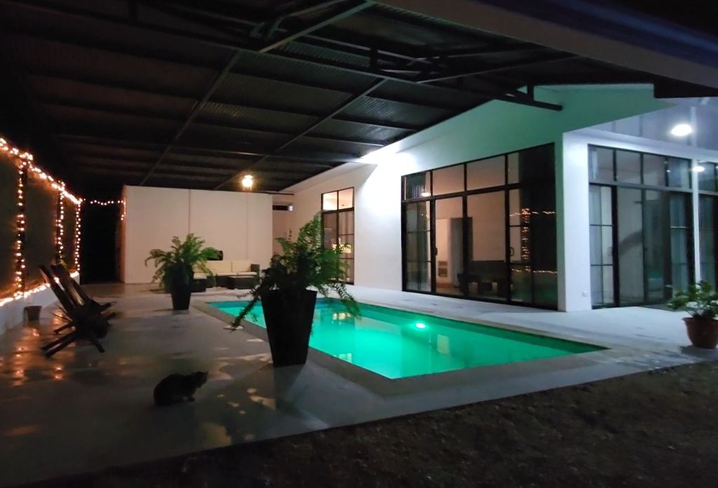 Pool view of Casa Monalisa, home for sale at Estrada Carrillo Beach, Guanacaste, Costa Rcia