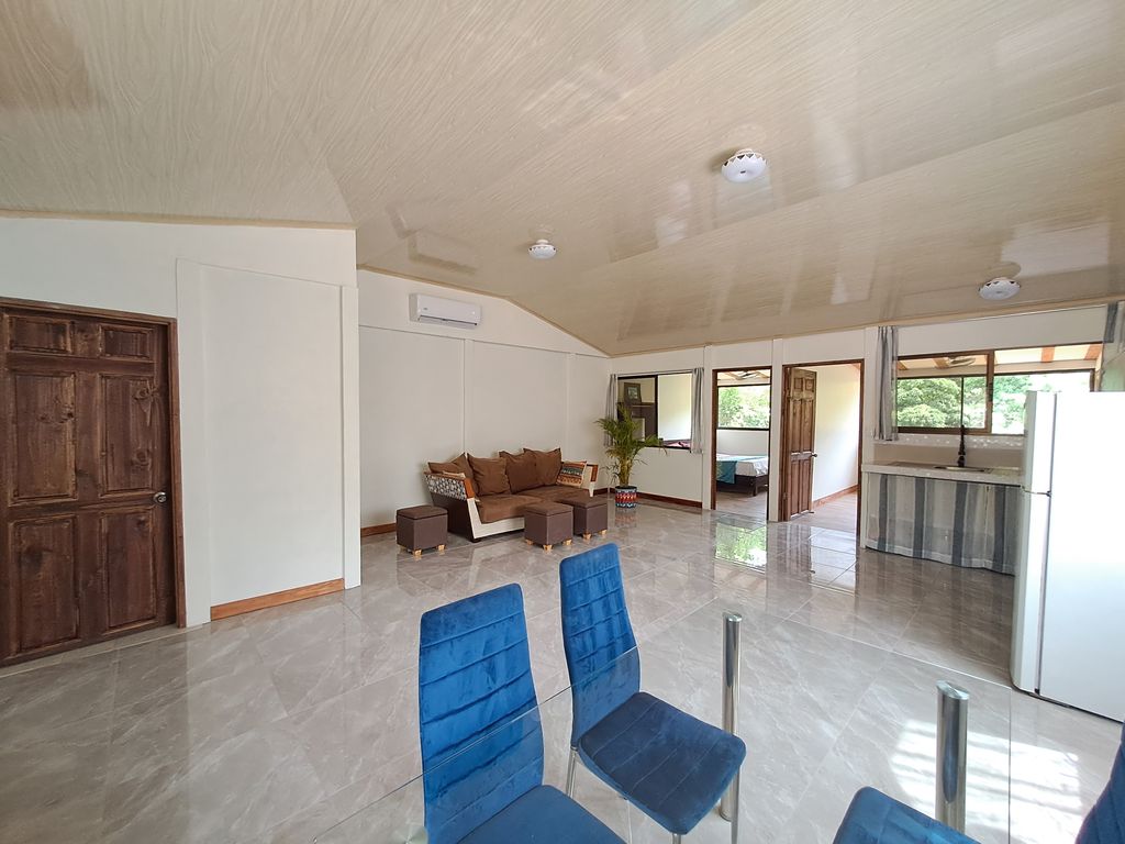 Large view of main room of Casa Verde house for sale at Samara, Guanacaste, Costa Rica