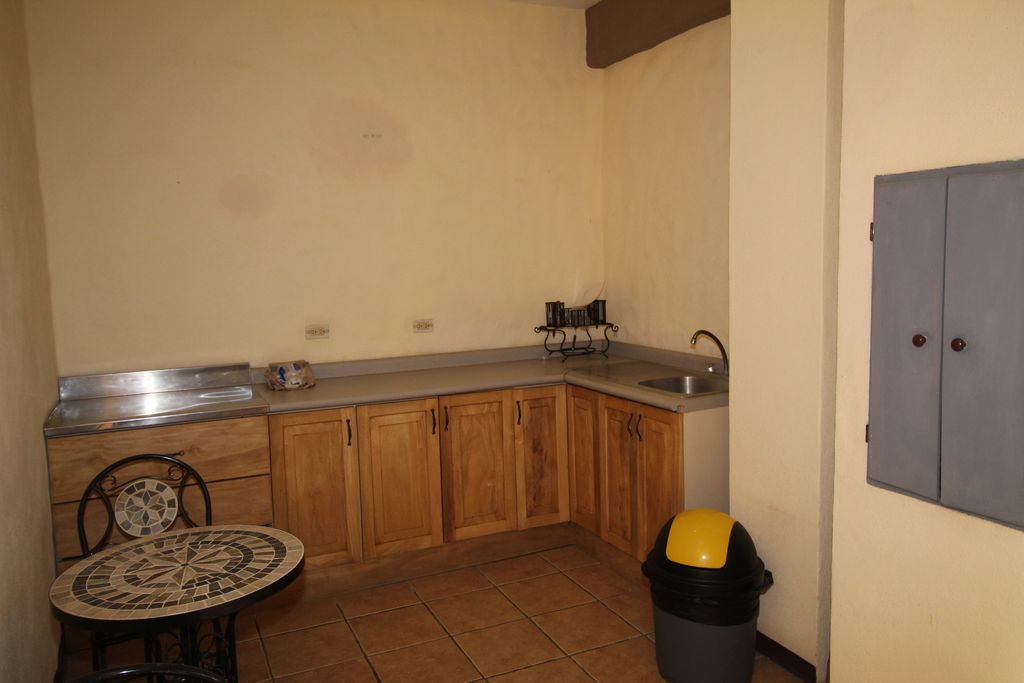Room with equiped kitchen of Casa Emerald, Restaurant and Cabinas for sale at Samara Beach, Guanacaste, Costa rica