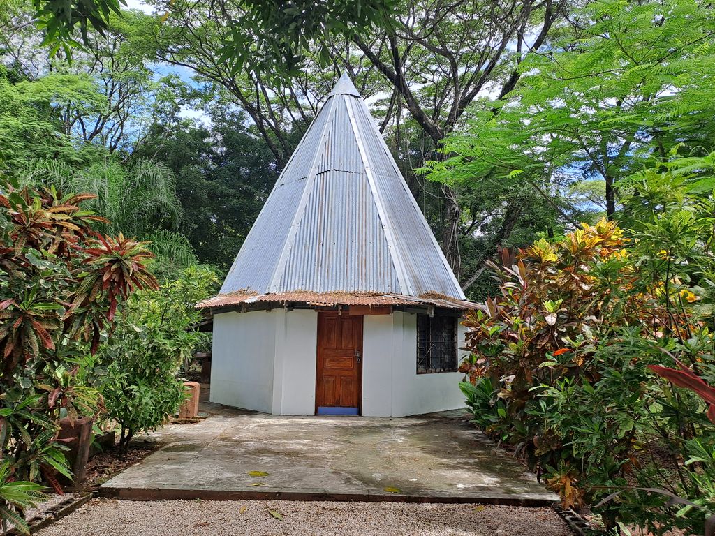 Rancho's main door of Casa Las Maracas, home for sale at Esterones close to Samara Beach, Guanacaste, Costa Rica