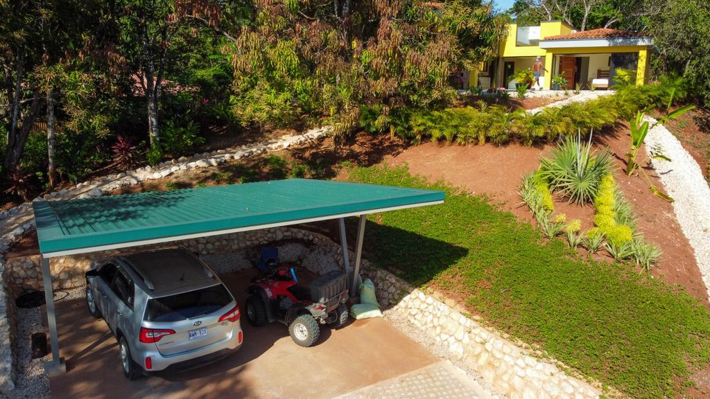 carport for two cars at Casa Ananda home for sale Carillo Beach samara costa rica