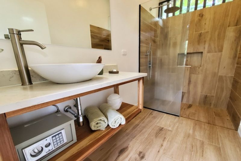 modern bathroom Lodge Vista Tranquila for sale samara guanacaste costa rica
