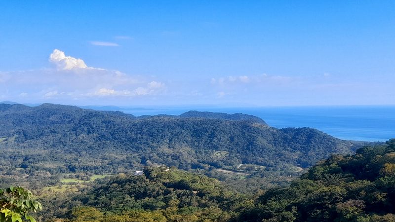Mountains and ocean view from Lote Vista Tranquila, land for sale in Carillo Beach, Guanacaste, Costa Rica