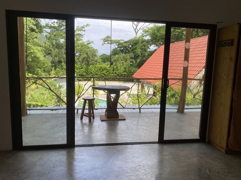 balcony view at the holistic yoga retreat hotel for sale samara guanacaste costa rica