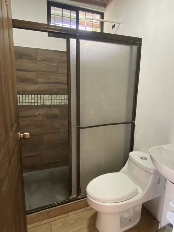 shower and toilet in Casa Munoz home for sale samara costa rica