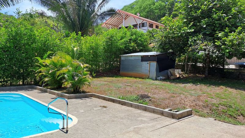 pool area of Casa Pequeño home for sale samara costa rica